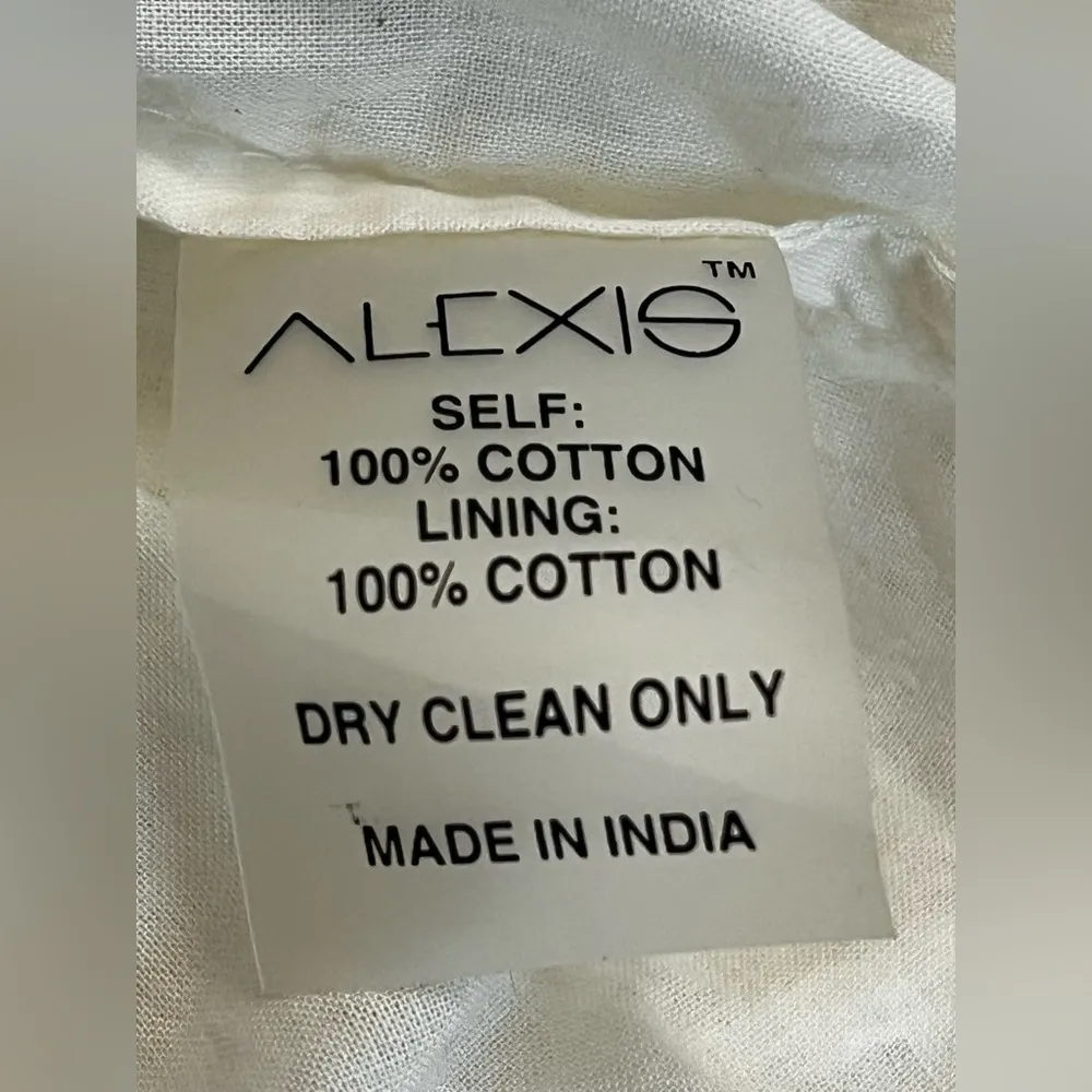 Alexis Alanis dress in alabaster boho cream lace dress - Image 10