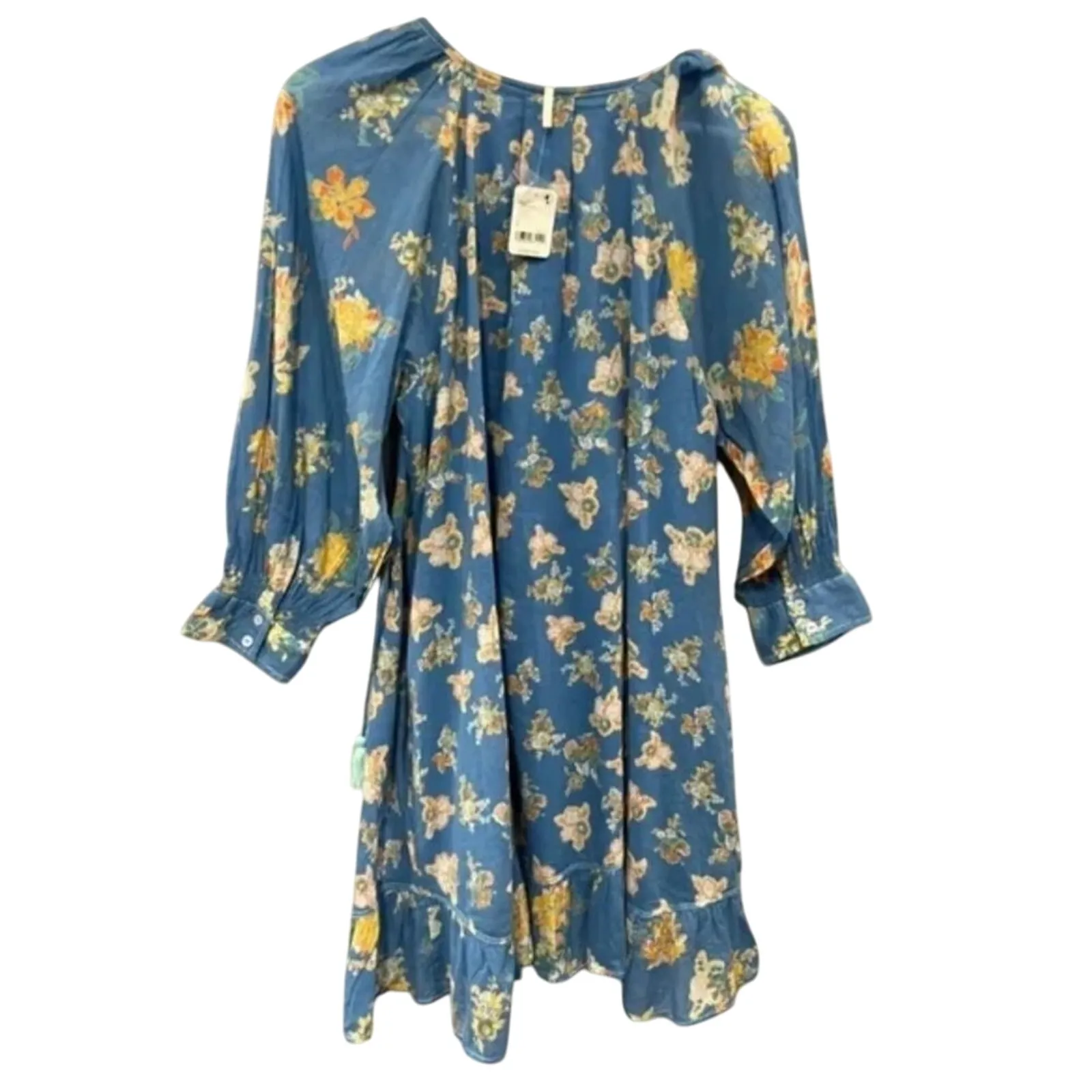 FREE PEOPLE Camella Mini Dress in River Combo Size Small New with Tag MSRP $128 - Image 11