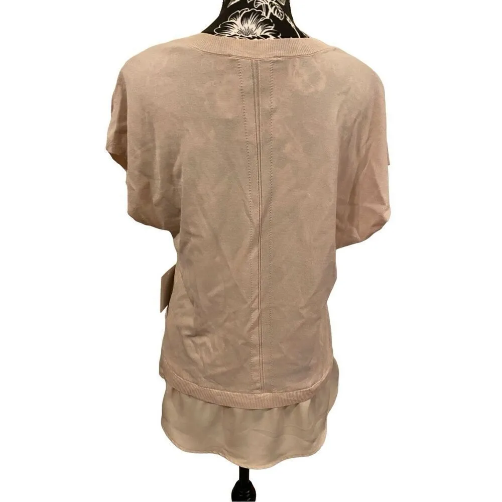 Nwt Ellen Tracy Layered Blouse Designer Business Casual Career Workwear - Image 2