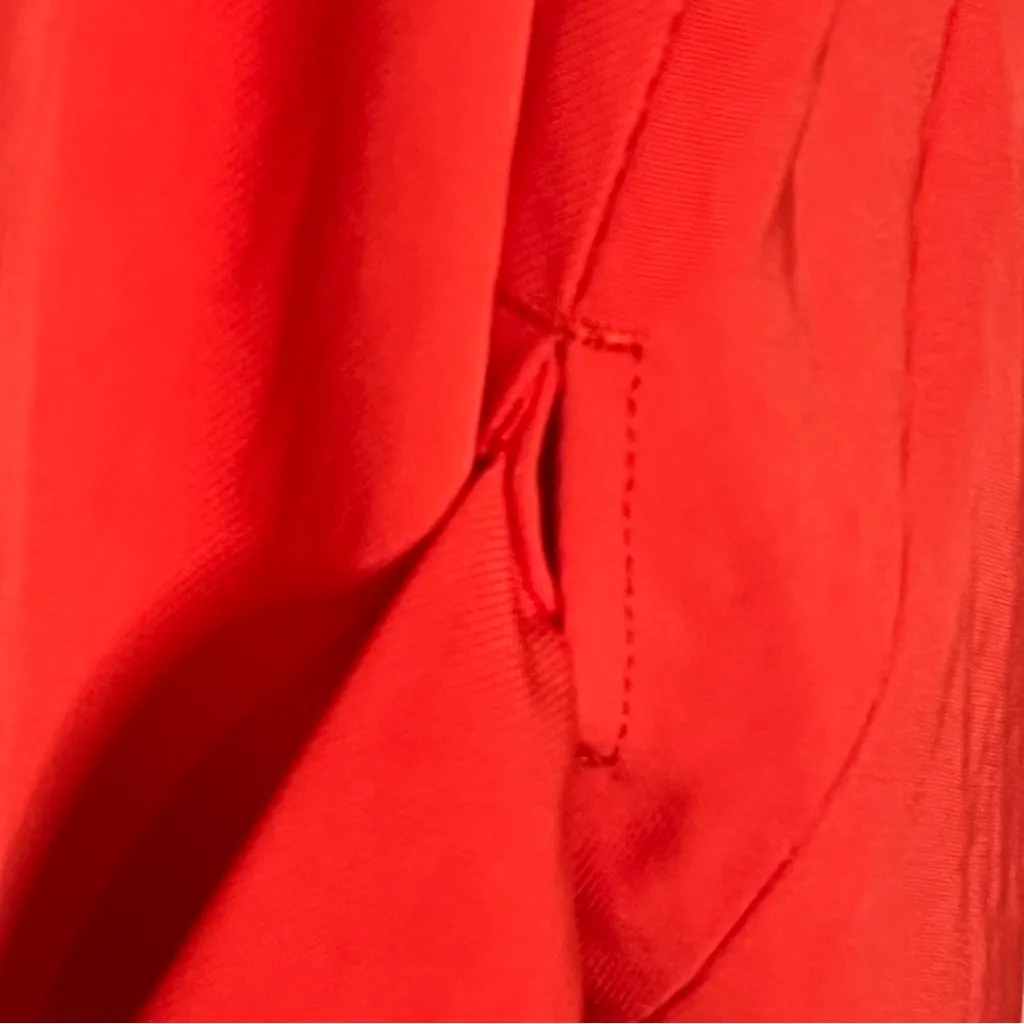 Everlane Orange Japanese GoWeave Tank Wrap Dress Sz 0 - Image 11