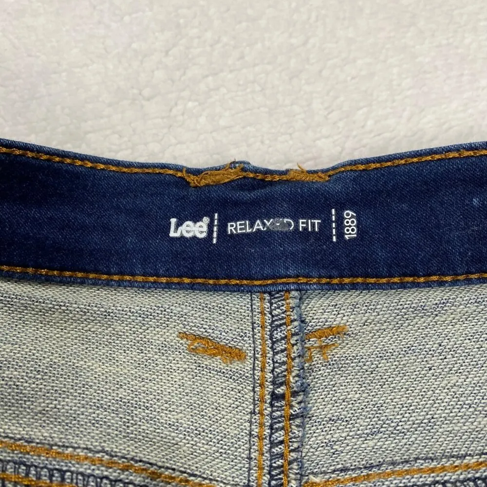 Lee Womens Relaxed Fit Denim Skirt Medium Wash Size 14 - Image 3