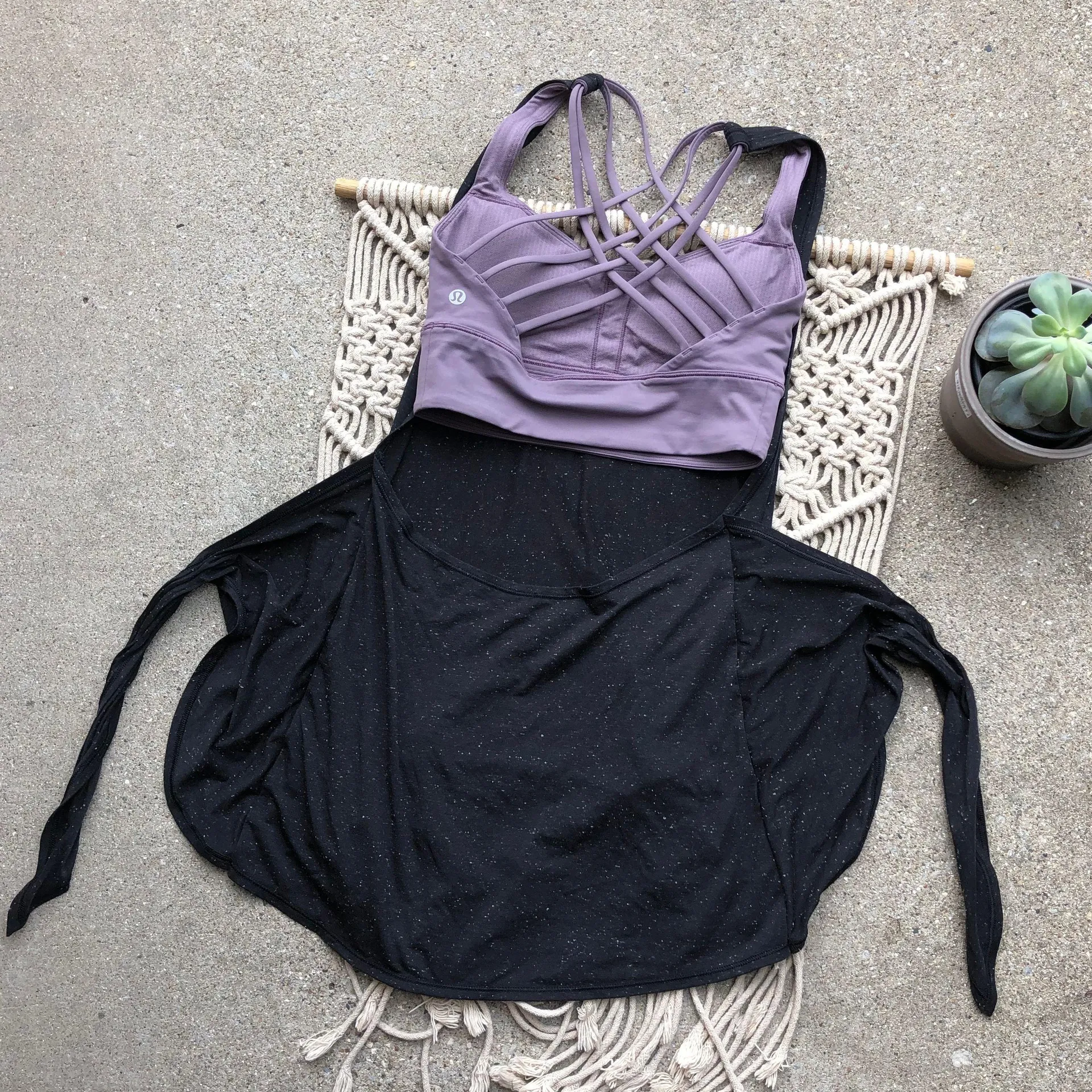 Lululemon Lulu Tied In Energy Tank Top Size 4 - Image 6