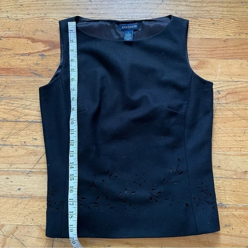 Vintage Ann Taylor Wool & Cashmere Tank Size Small - Image 4