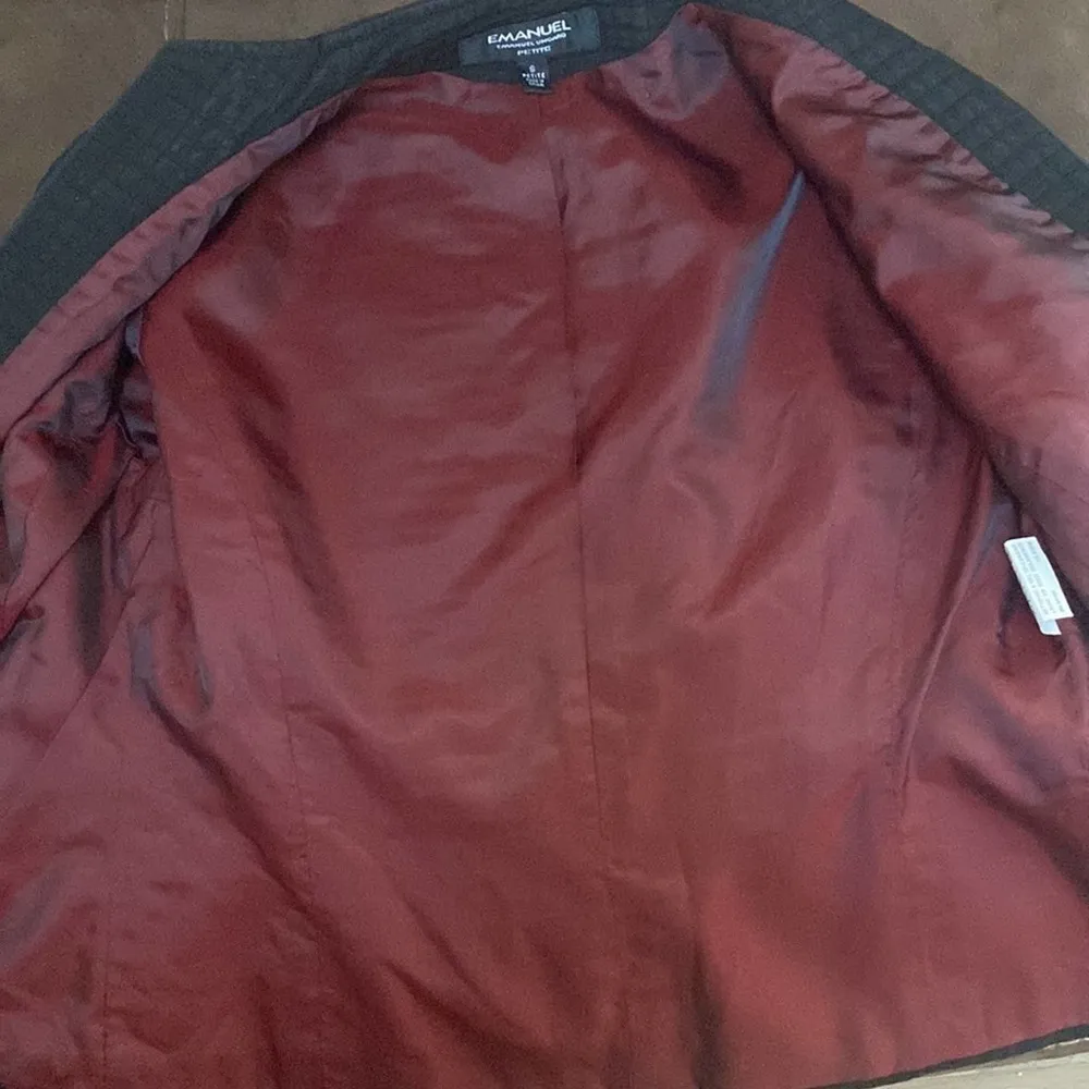 Emanuel Ungaro Petite Zip Up Blazer Size 4 - Image 6