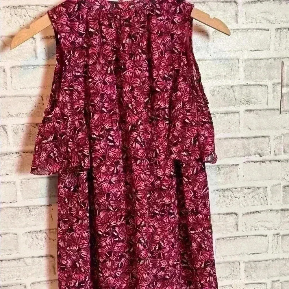 Michael‎ Kors Pink Cold Shoulder Blouse - Image 7