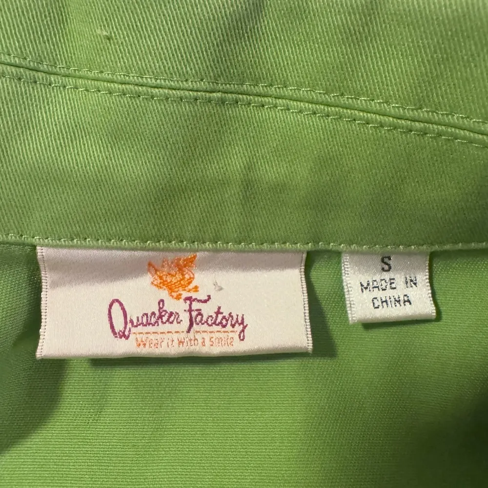 Women’s Green Vintage Quacker Factory Jacket - Image 4