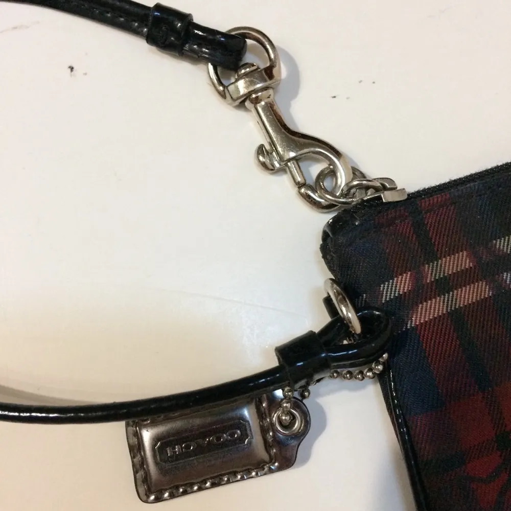Poppy Tartan Plaid Small Wristlet - Image 4
