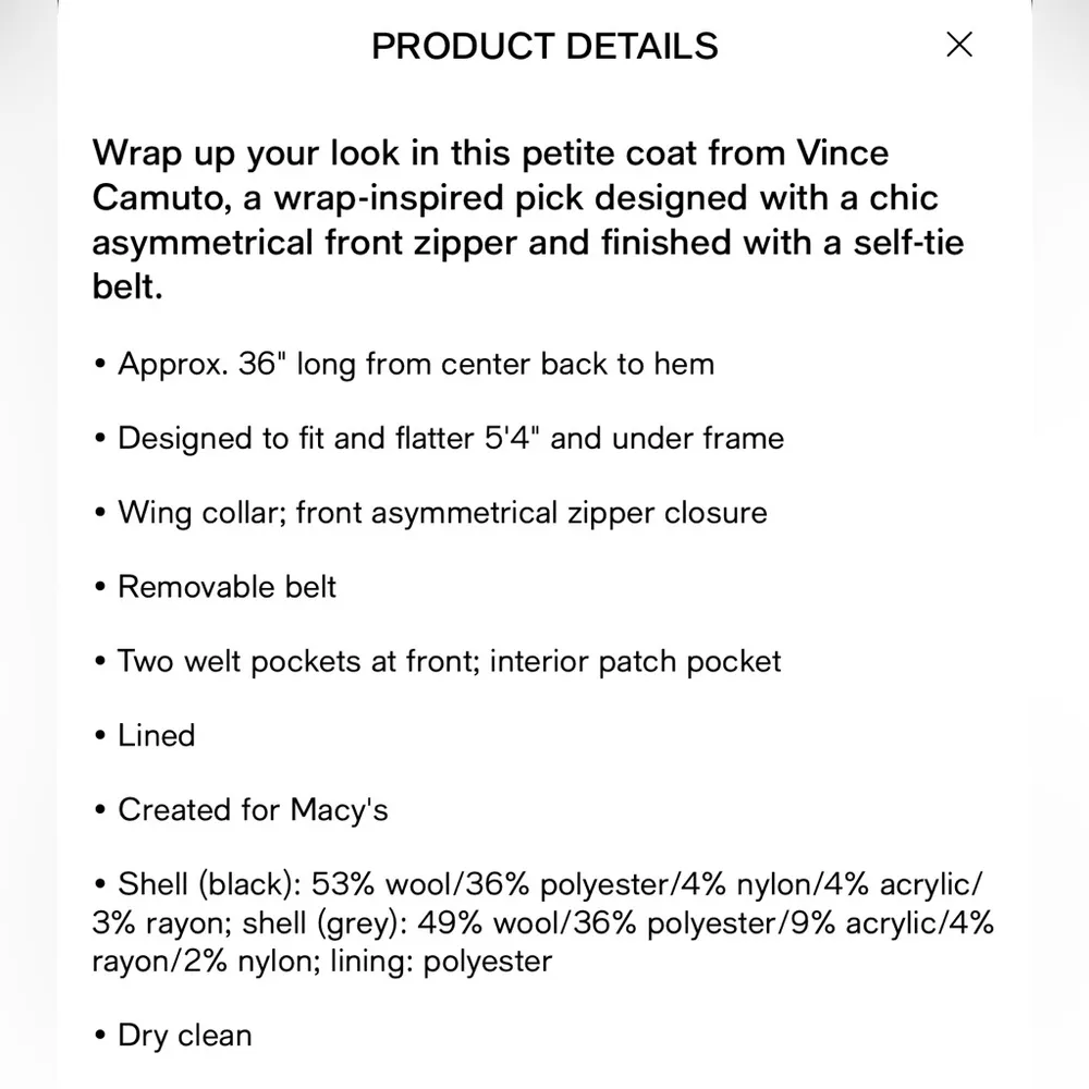 NWT $400 Vince Canuto Belted Asymmetrical Wrap Coat, Sz XL - Image 12