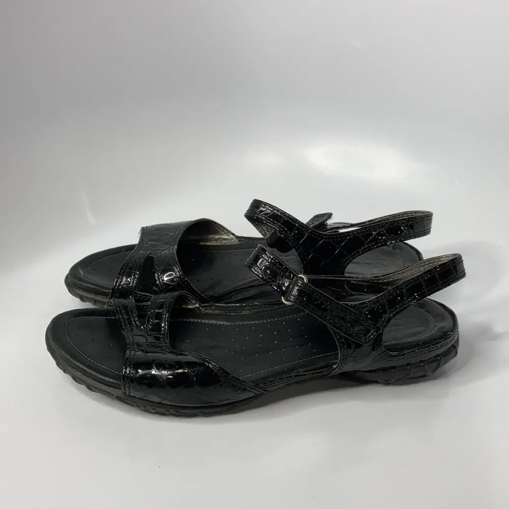 Ecco‎ black sandals size 39 - Image 4