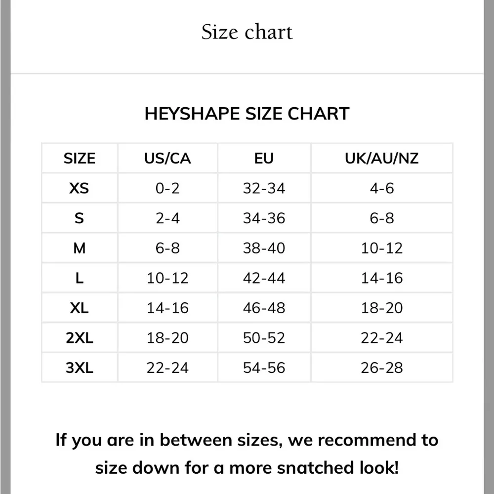 Heyshape NWT Snatched Shapewear Bodysuit - Image 3