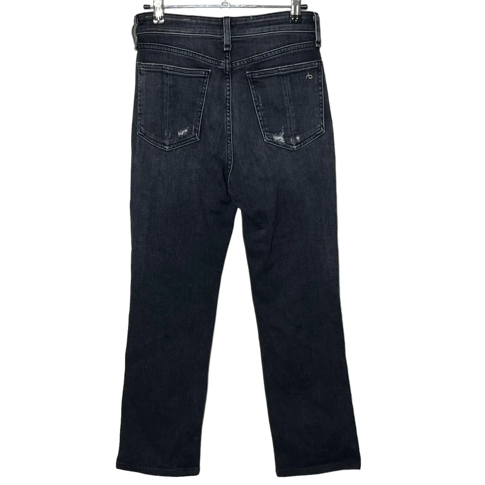 rag & bone Nina High Rise Cigarette Ankle Jeans Women’s Size 25 Grafton Distress - Image 3