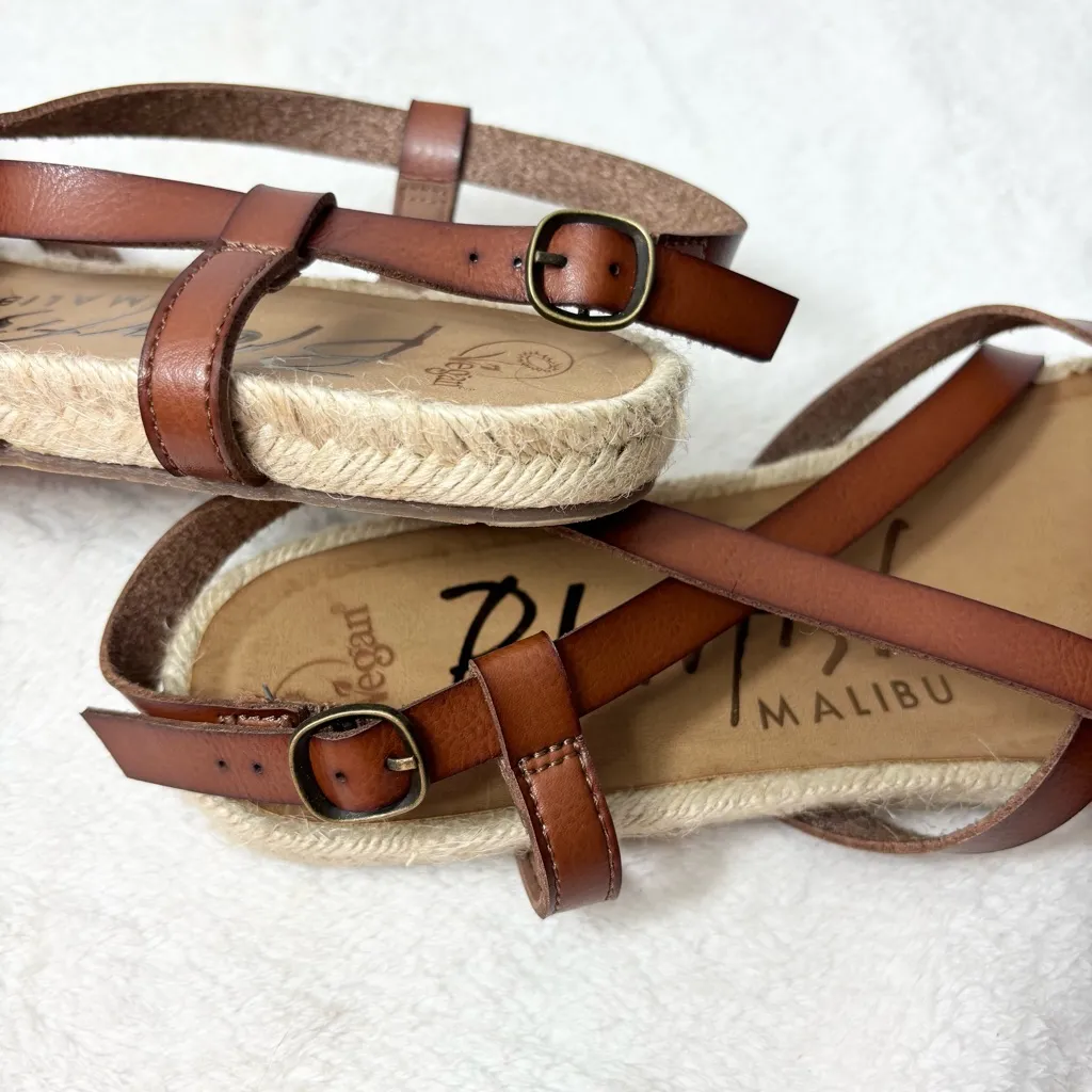 Blowfish‎ Tan Vegan Malibu Women's Fashion Casual Sandal Size 8.5 NEW - Image 7