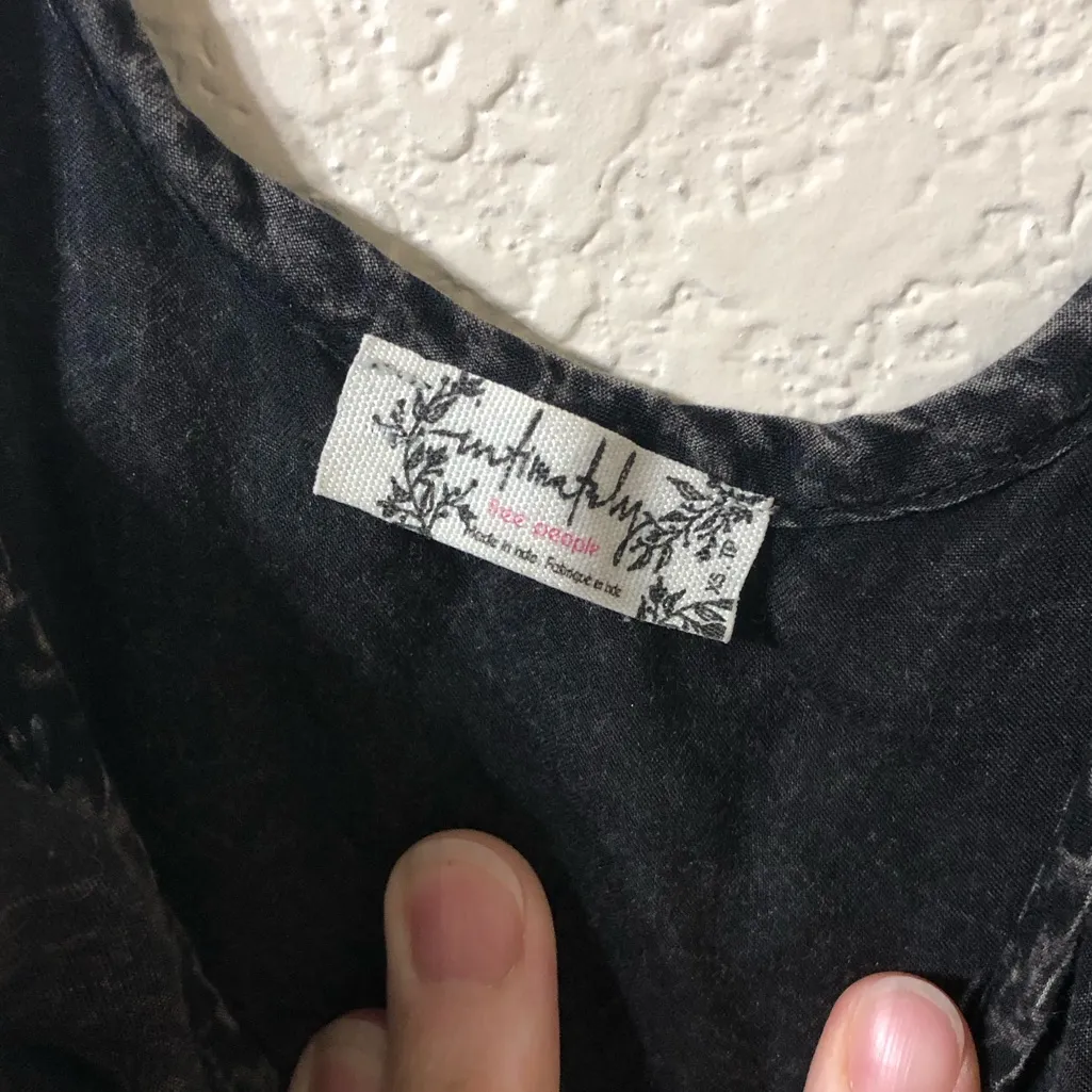 Intimately Free People Sheila's Valerie Cami in Black - Size XS - Image 3