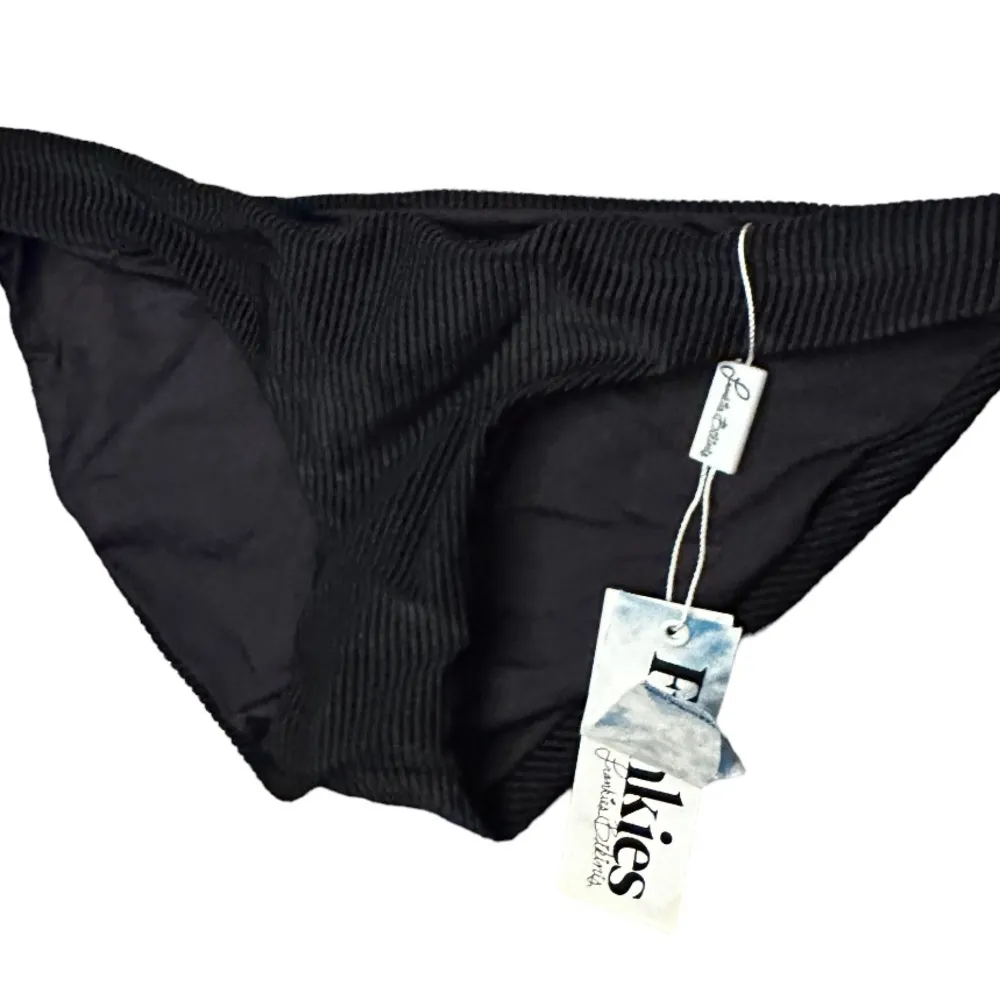 Frankie's Bikini Shea Ribbed Black Bottom nwt - Image 2