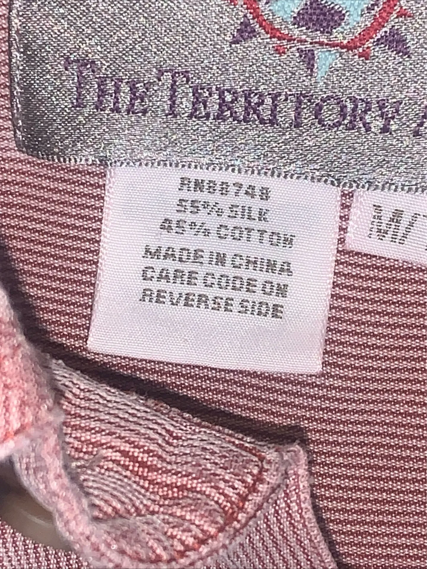 The Territory Ahead Men’s Red Corduroy Button Down Size Tall Medium - Image 3