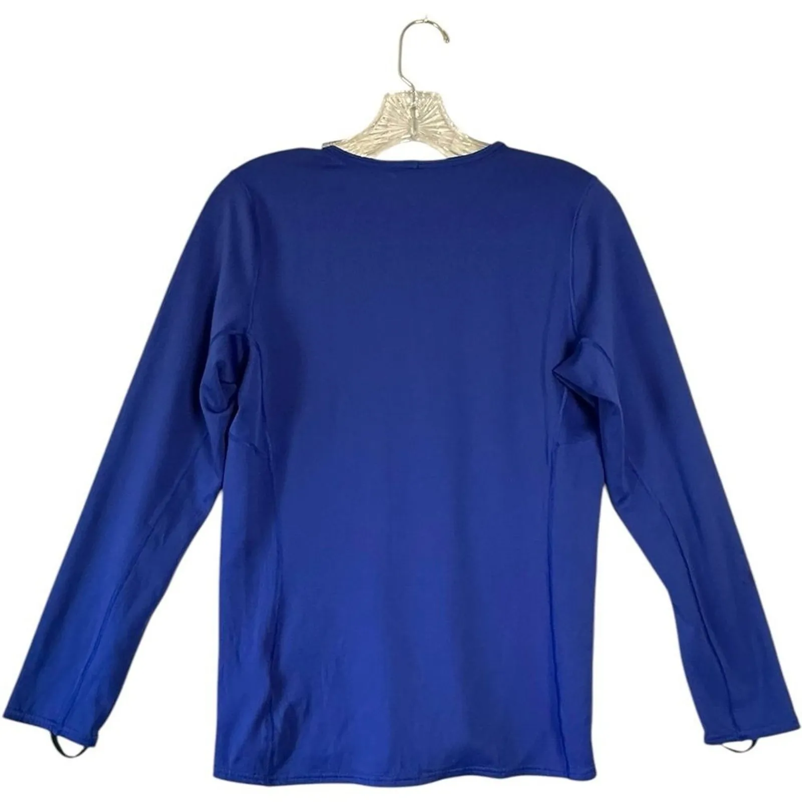 Patagonia Womens Capilene Baselayer Polartac Blue Thermal sz Medium Ski Snow - Image 8