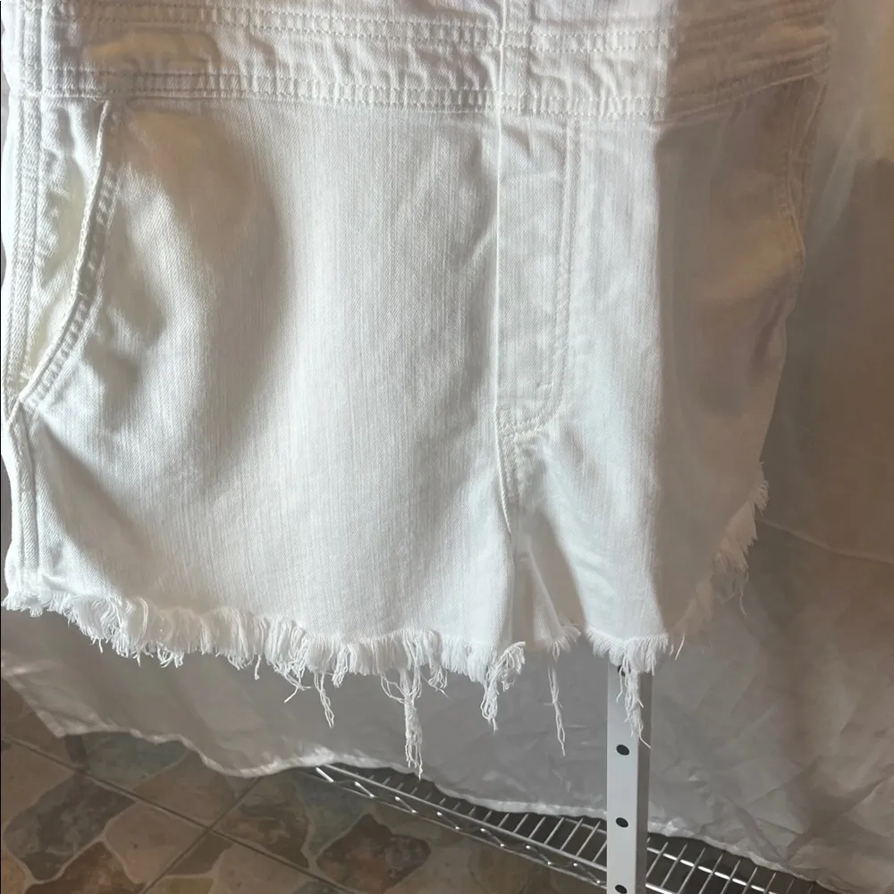 Aerie Cream Denim Overalls A0375 - Image 4