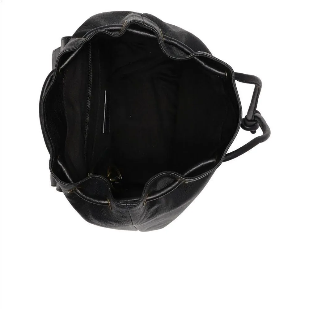 Frye Jade Studded Leather Backpack, ADJUSTABLE Chain/Leather‎ Strap, Black, NWT - Image 6