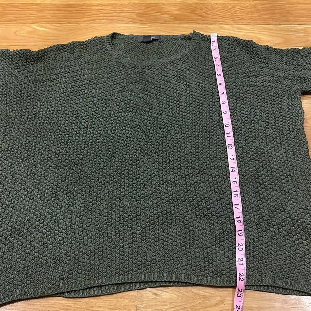 Primark green crew neck  knit sweater size small (6/8). - Image 7