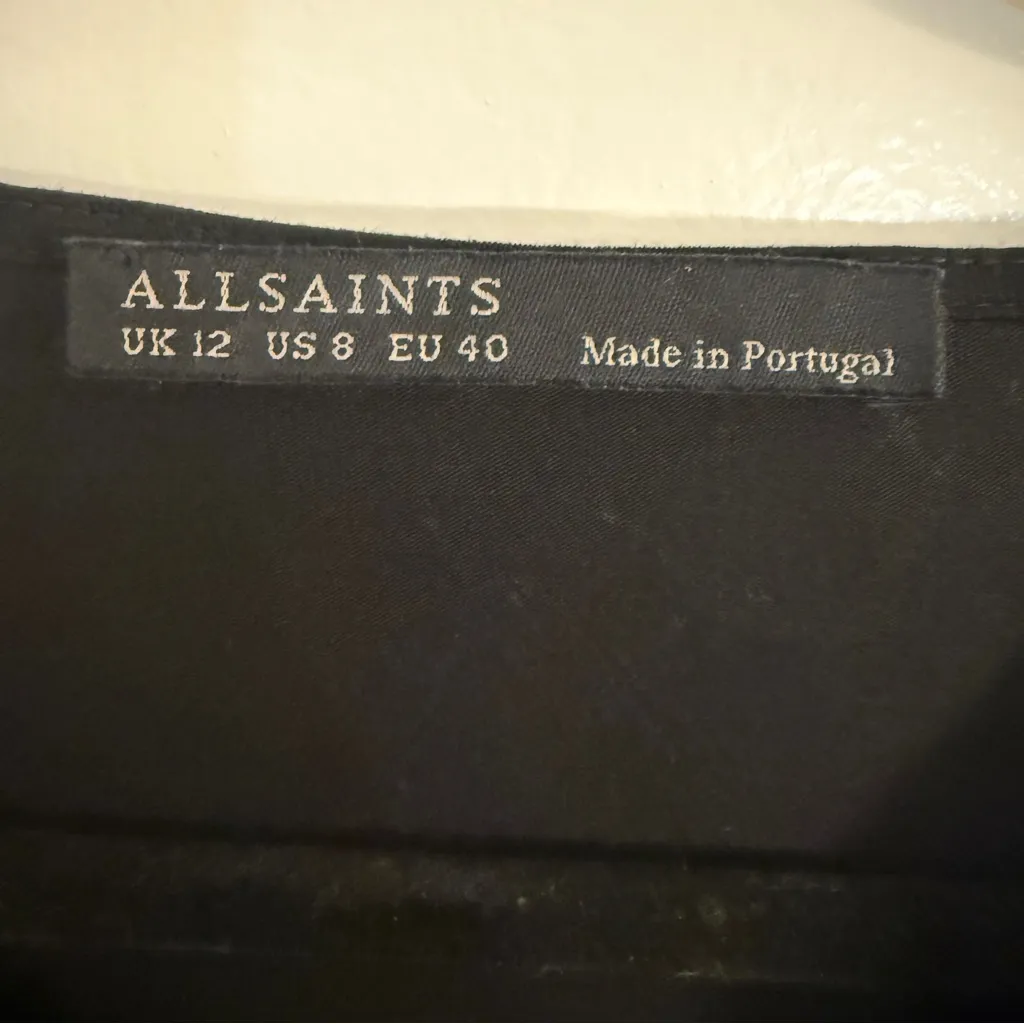 All Saints Women's Elegant Black Long Sleeve Dress 100% Viscose NWT - Image 3