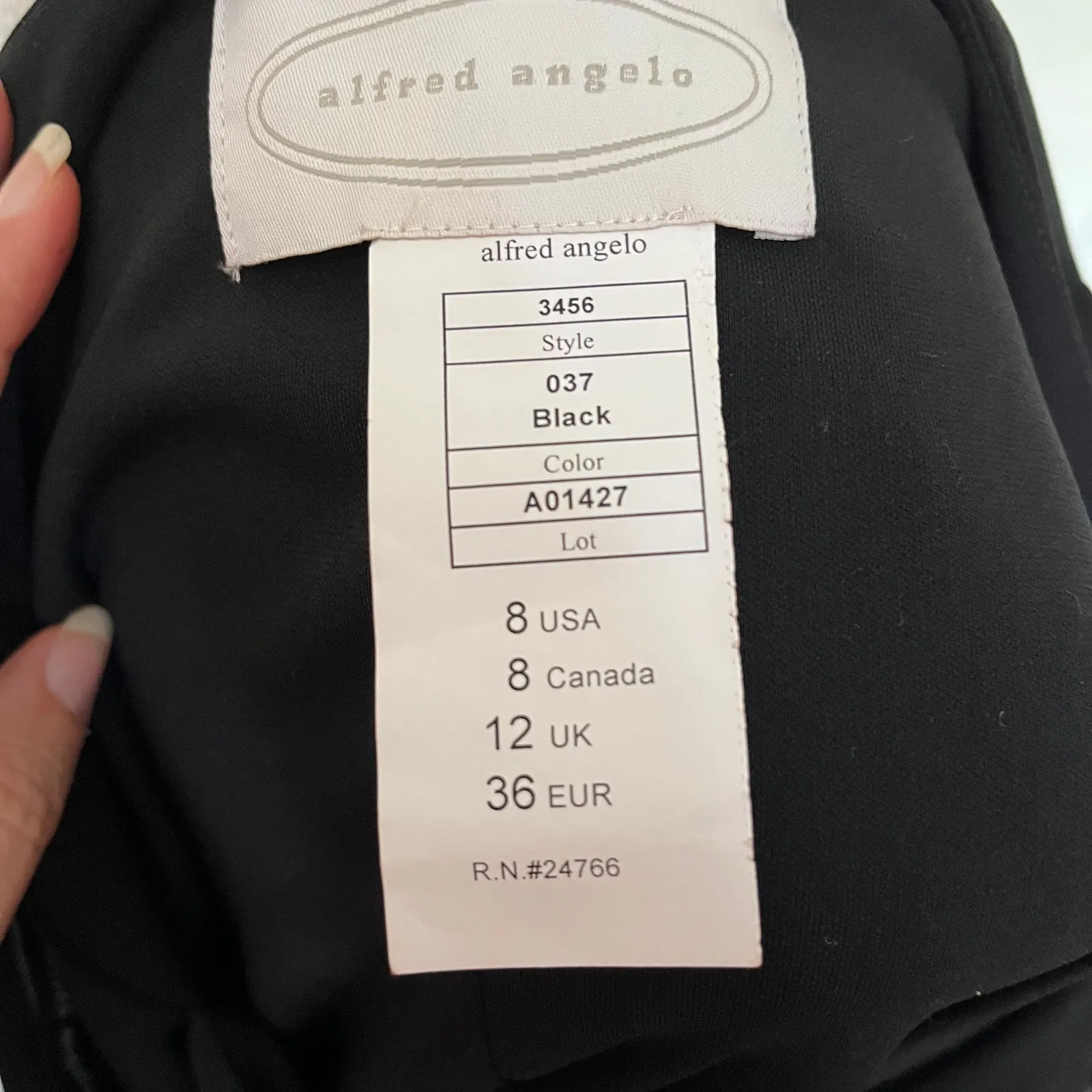 Vtg Y2K Alfred Angelo Asymmetric Hem Dress Sz 8 Ruffle Whimsigoth Floral HoCo - Image 8