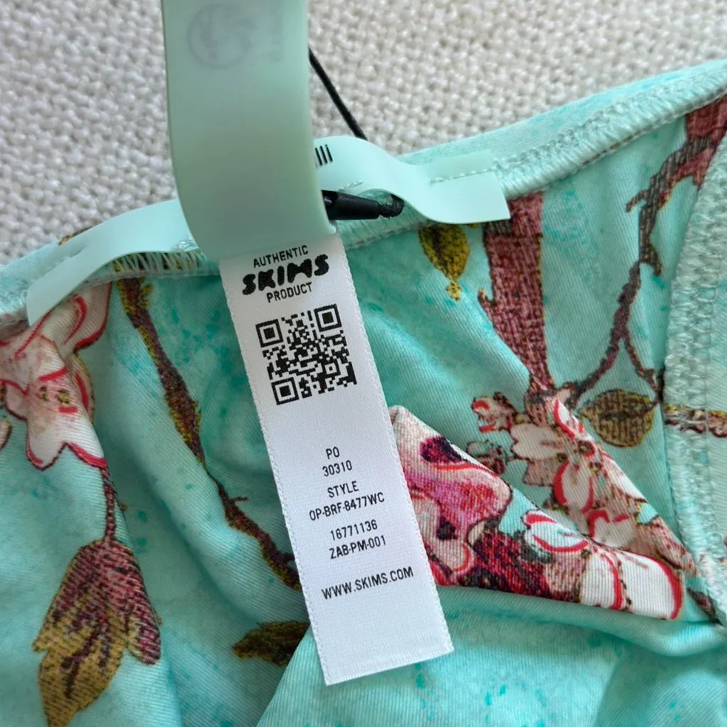 Roberto Cavalli x Skims Scoop Neck One Piece in Fagianella Print, Size Small - Image 10