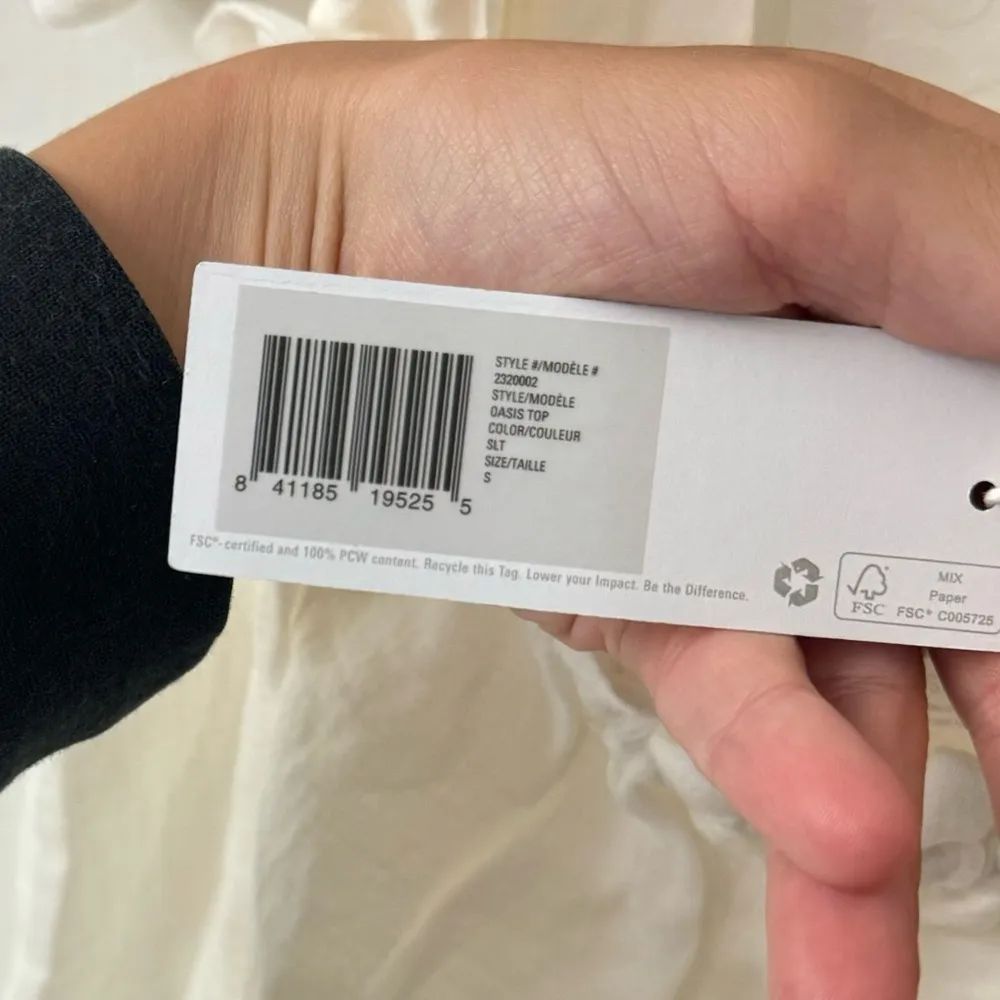 Outerknown Cream White Smocked Tie Strap Flowy Oasis Top S - Image 4