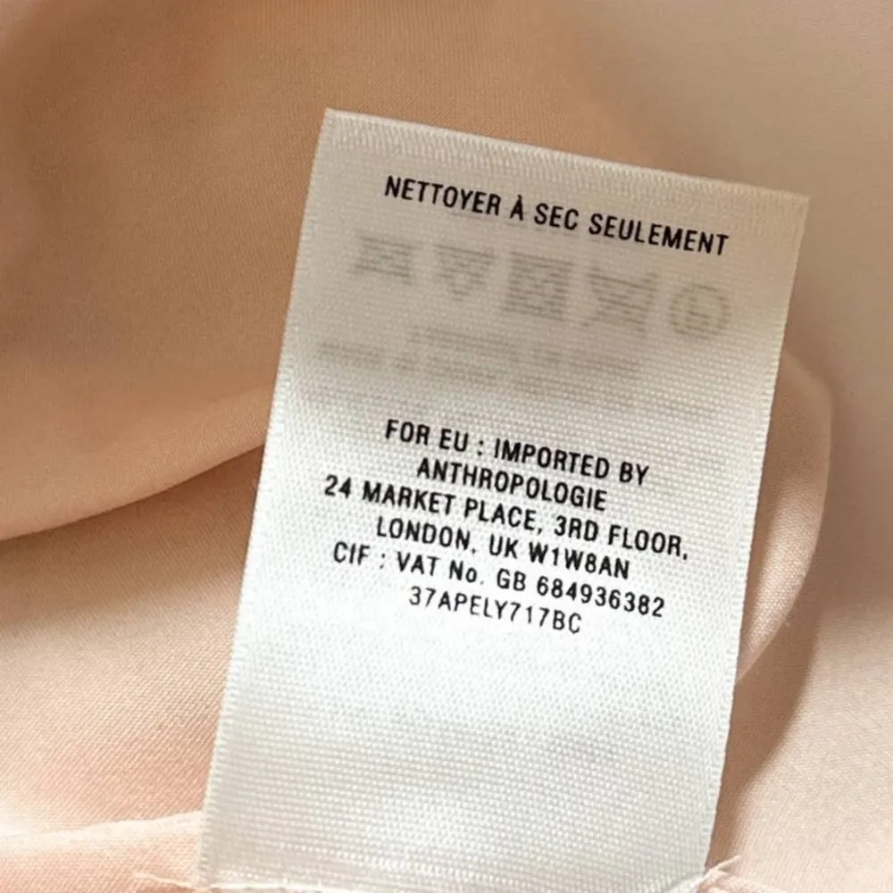 Peter Som x Made in Kind Patchwork Lace Long Sleeve Pencil Dress Pink Navy 0 - Image 11