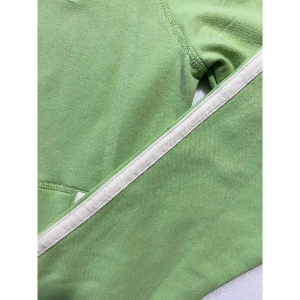 Liz Claiborne Petite Large Green and White Zip Up Jacket - Image 2