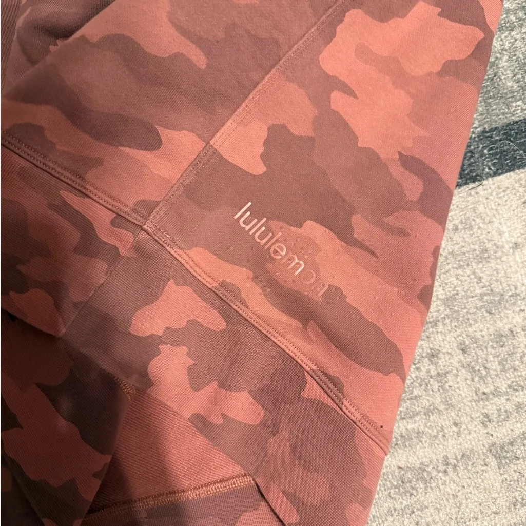 Lululemon Red Camo Perfectly Oversized Crewneck Sweatshirt - Image 2