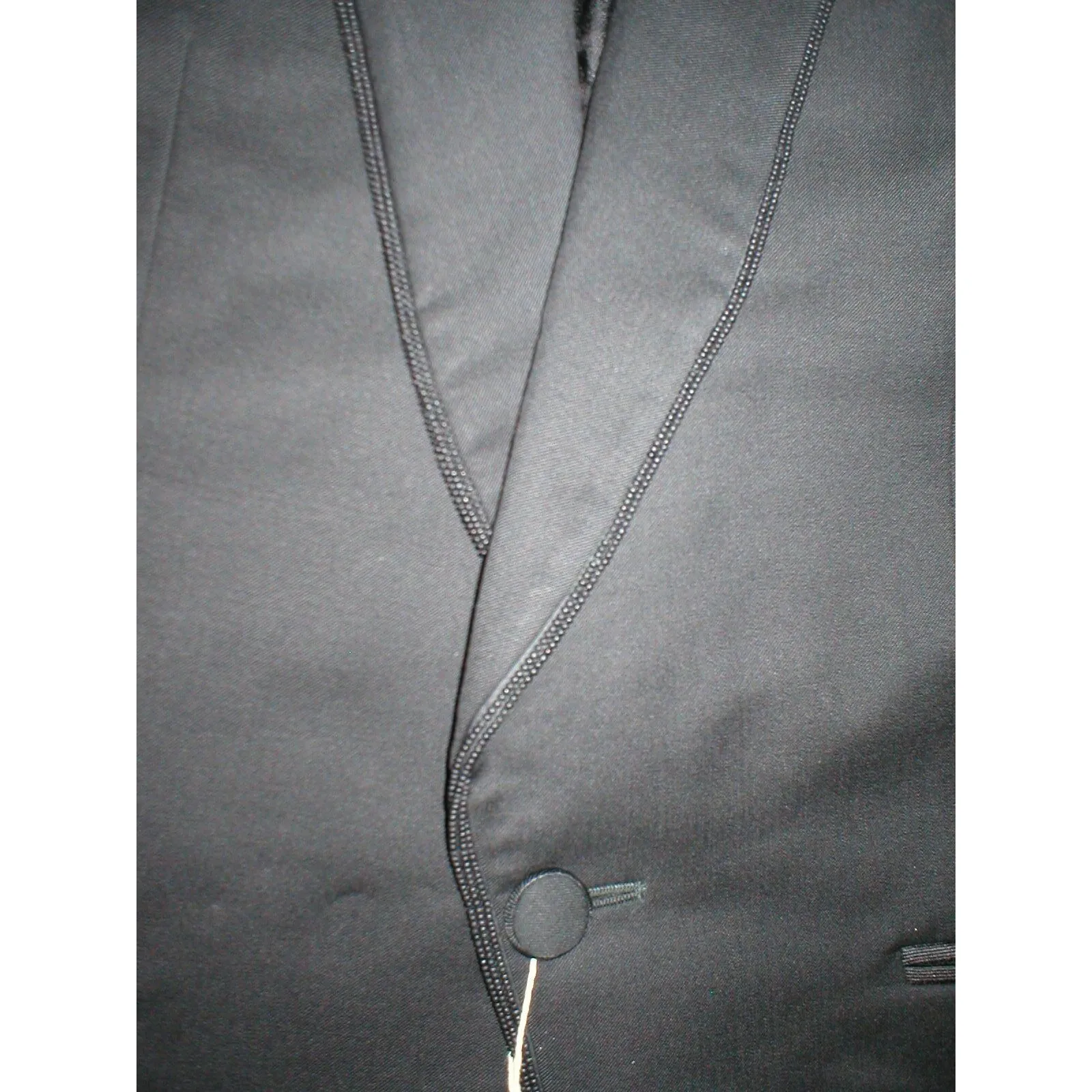 NWT Roberto Cavalli Blazer Jacket 14 Black Wool New Italy Designer Womens Beads - Image 3