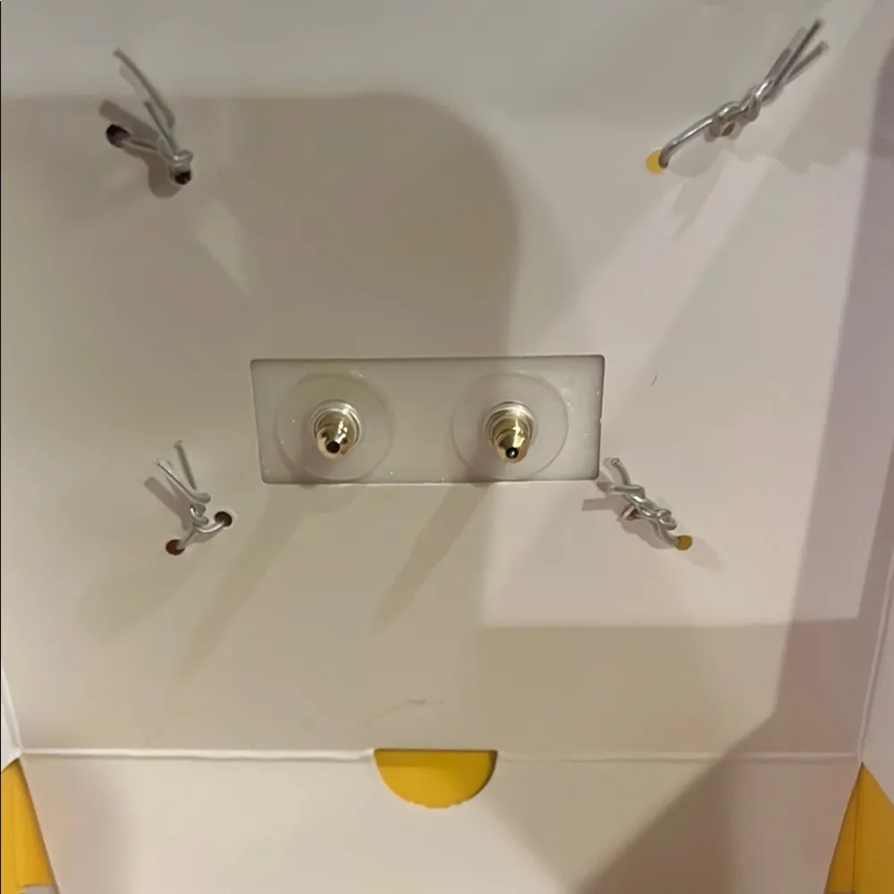 Guess Gold and Silver Sparkling  Rhinestone Bracelet and G earrings Jewelry Set - Image 4