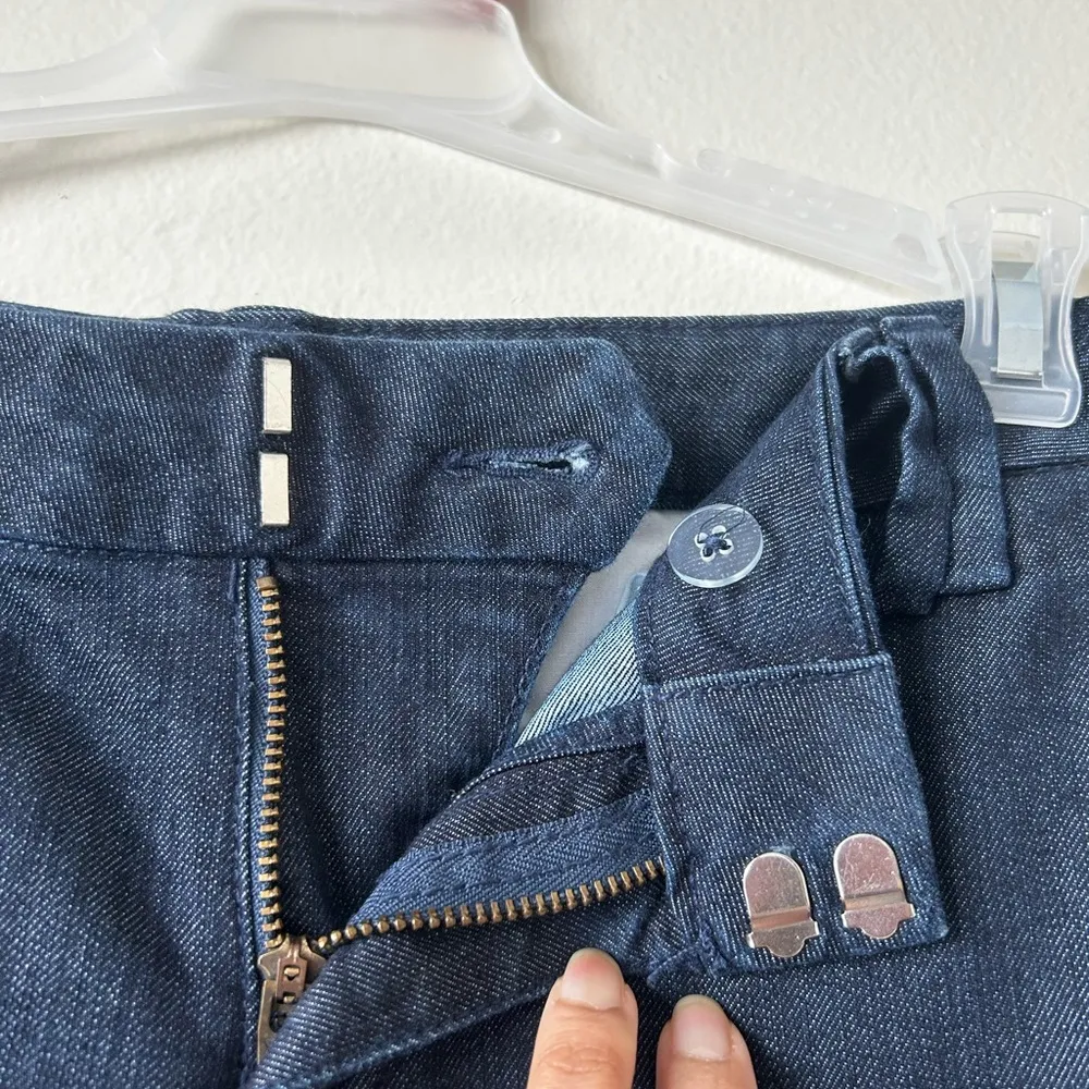 NWT Gap 1R Dark Wash Blue Denim Skinny Jeans Slimming Ankle Roll Boot Cut - Image 6