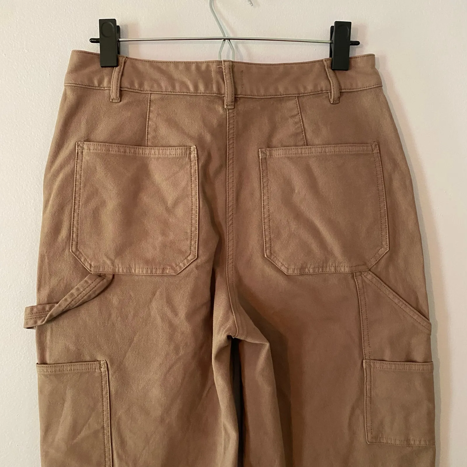Aritzia Wilfred Brown Brennan Cargo Pants High Waisted Utility Women's size 8 - Image 5