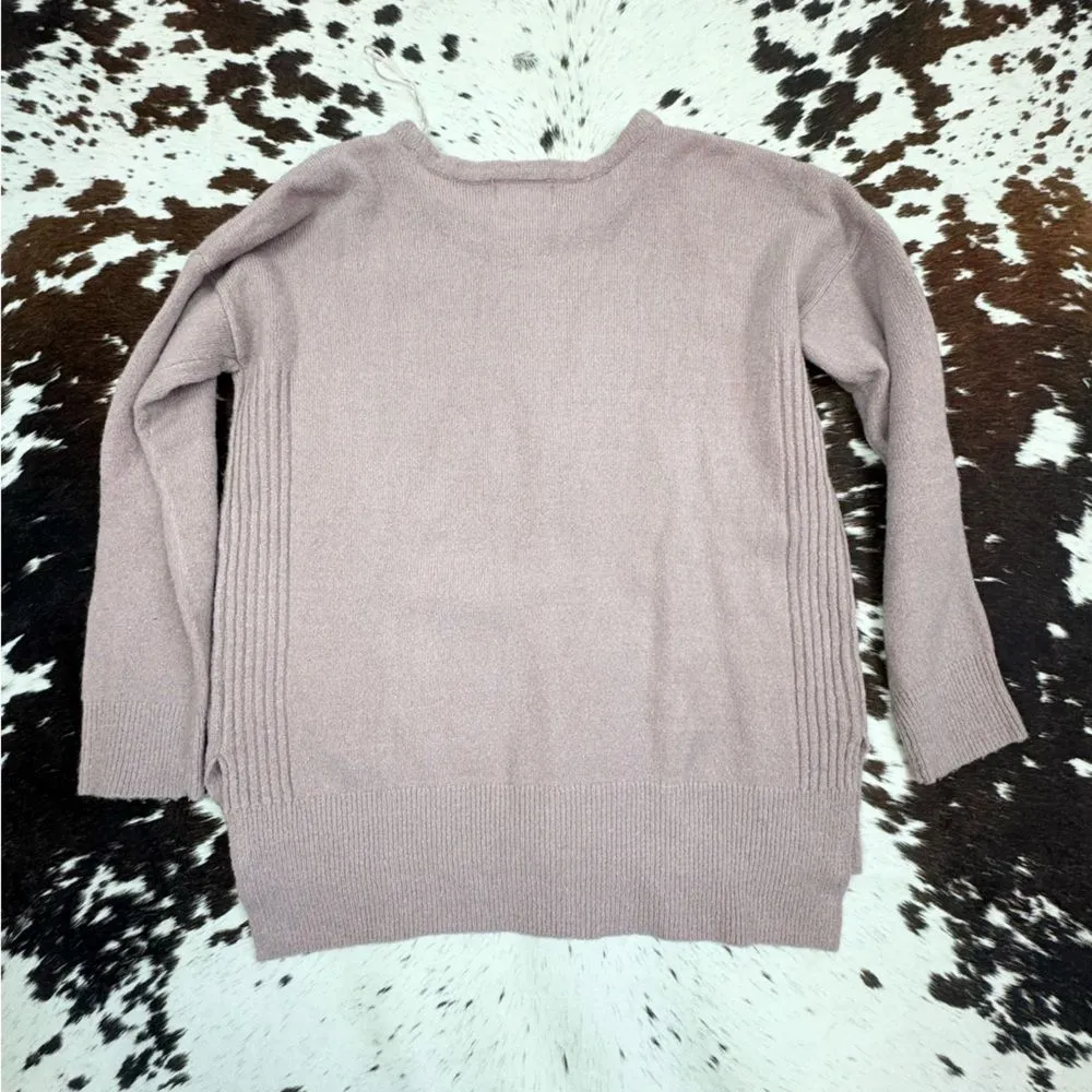Olive & Oak Mauve Crew Neck Sweater - Image 2