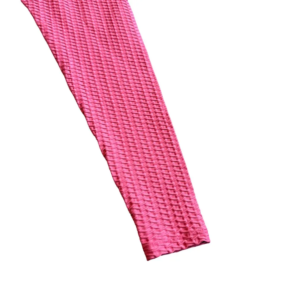 Booty by Brabrants Bold Pink Leggings Sculpting Workout Athletic Size Small - Image 4