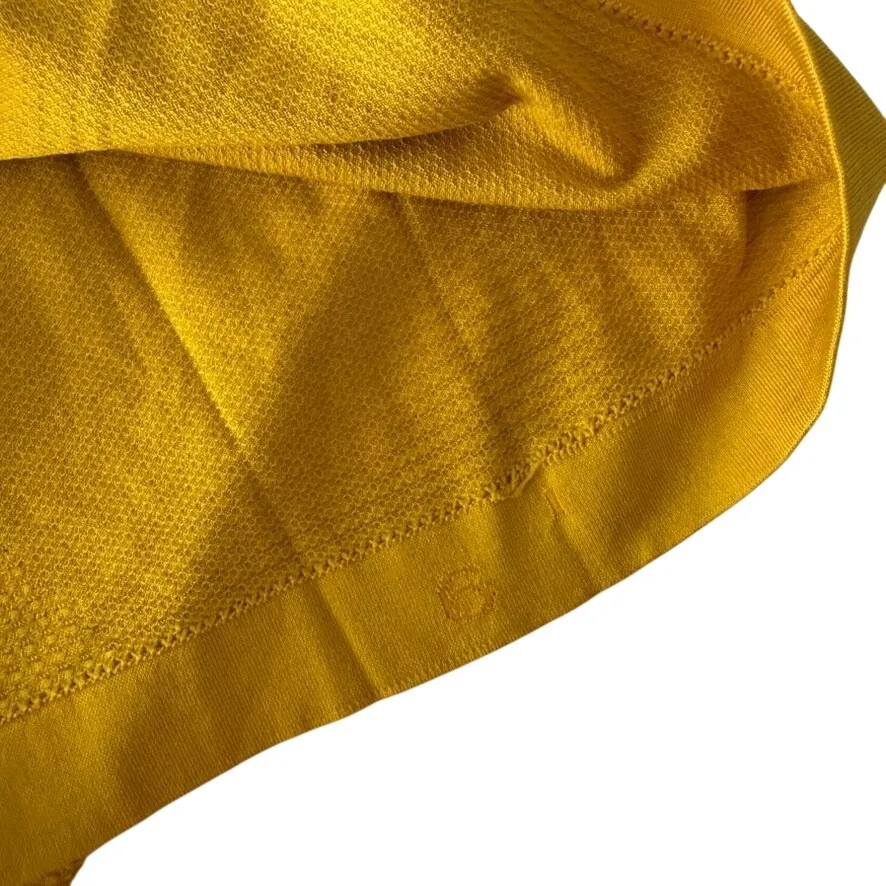 Lululemon Swiftly Tech Long Sleeve Shirt Size 6 Original Fit* Honeycomb Yellow - Image 4