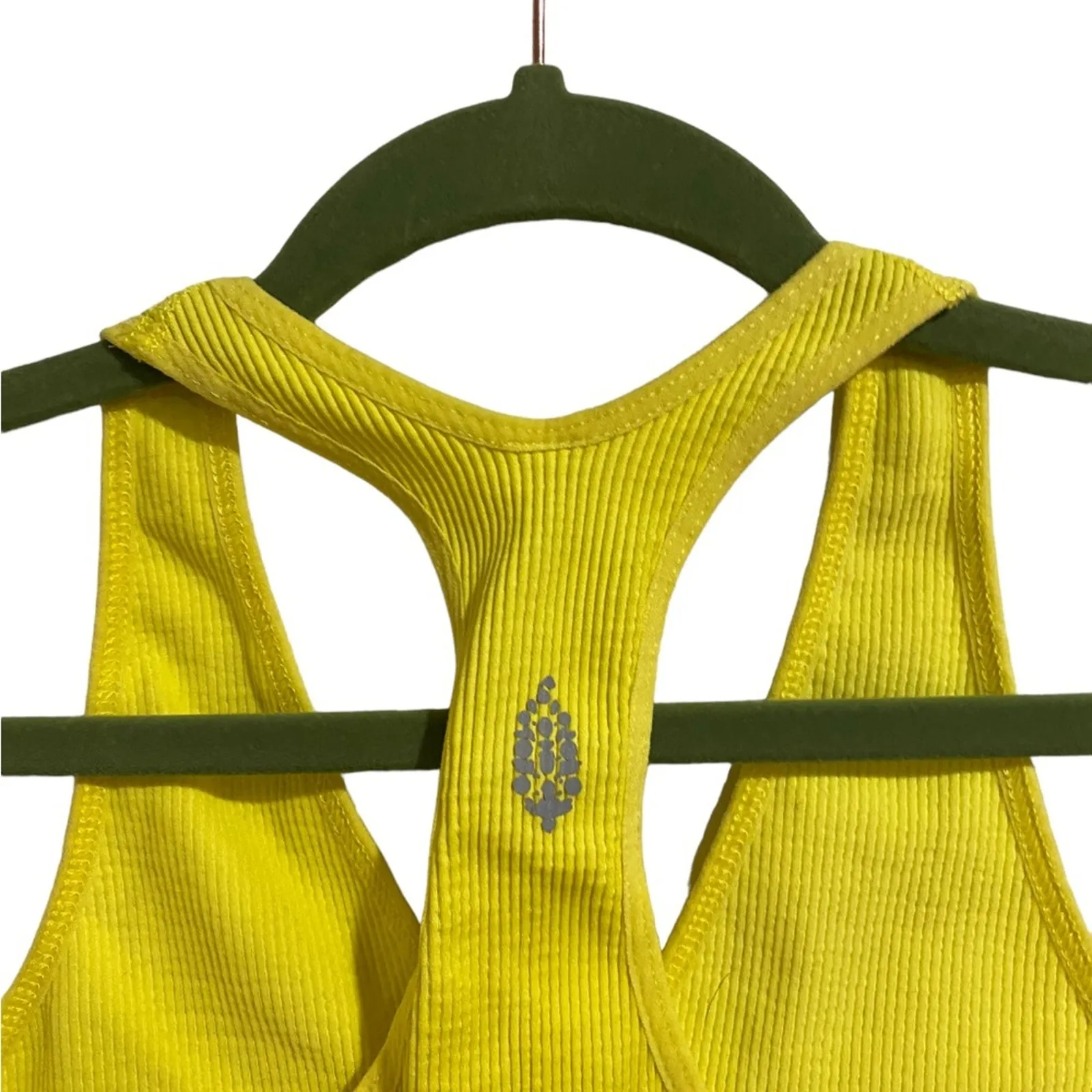 Free People Yellow Throw Crop Top Sz M - Image 7