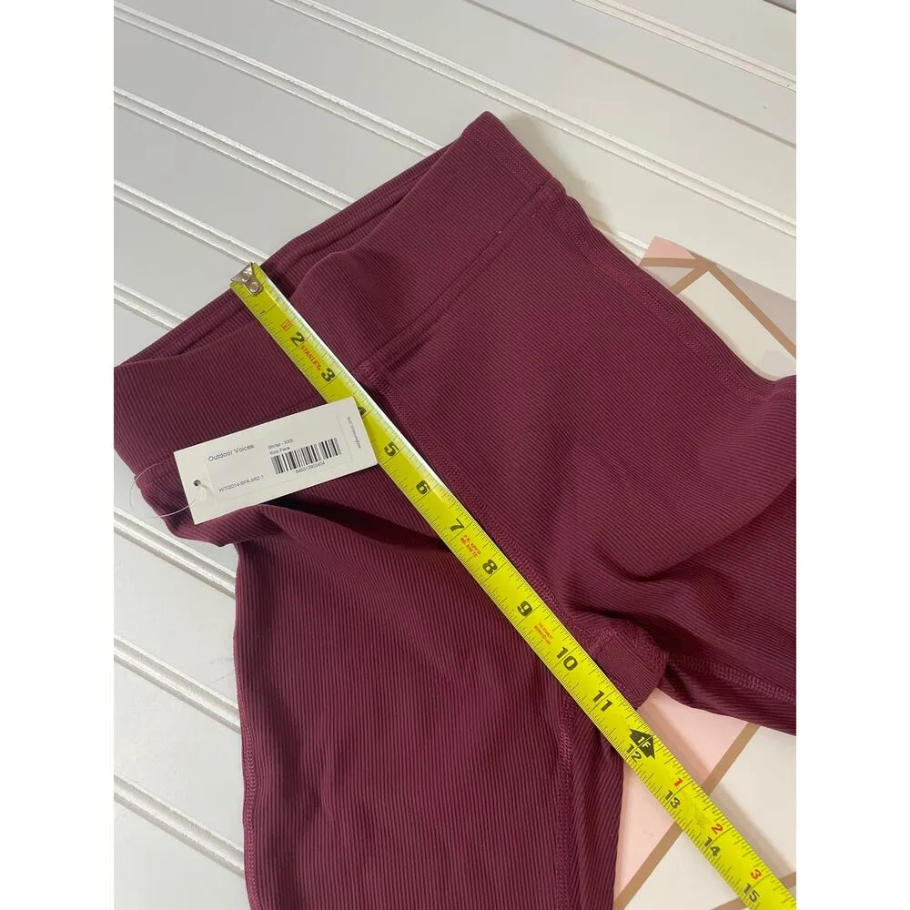 NWT Outdoor Voices SuperForm Rib Kick Flare Pant & Birdie Crop Polo Bundle XXS - Image 6