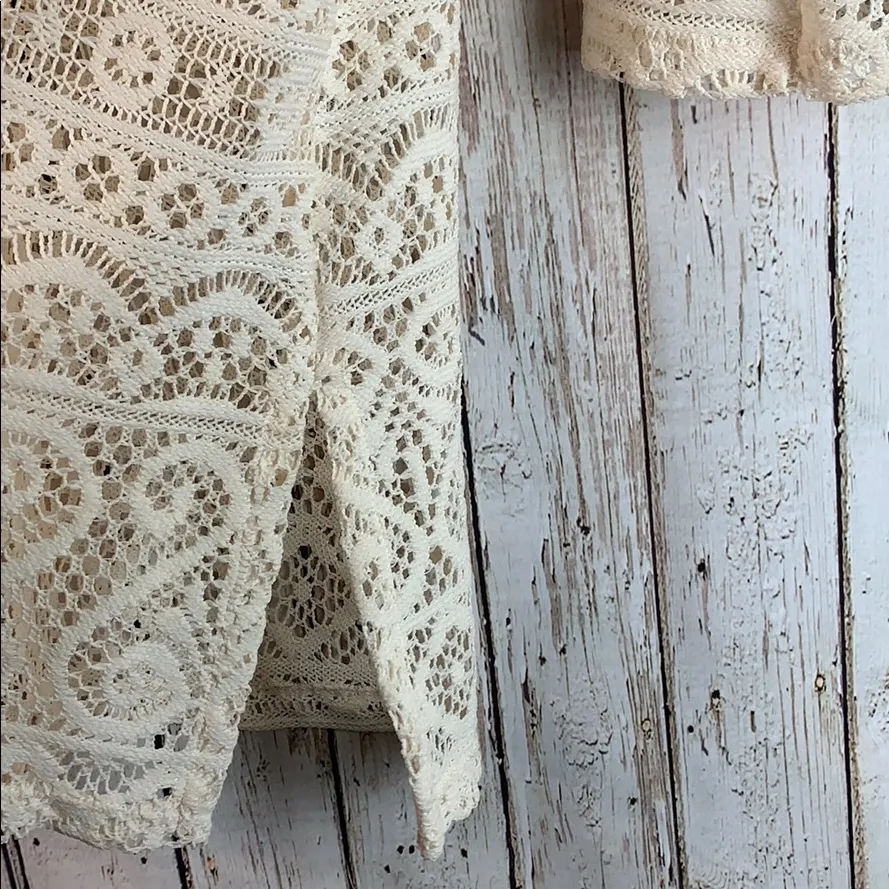 J Valdi Beachwear Crocheted‎ Tunic Coverup - Image 4