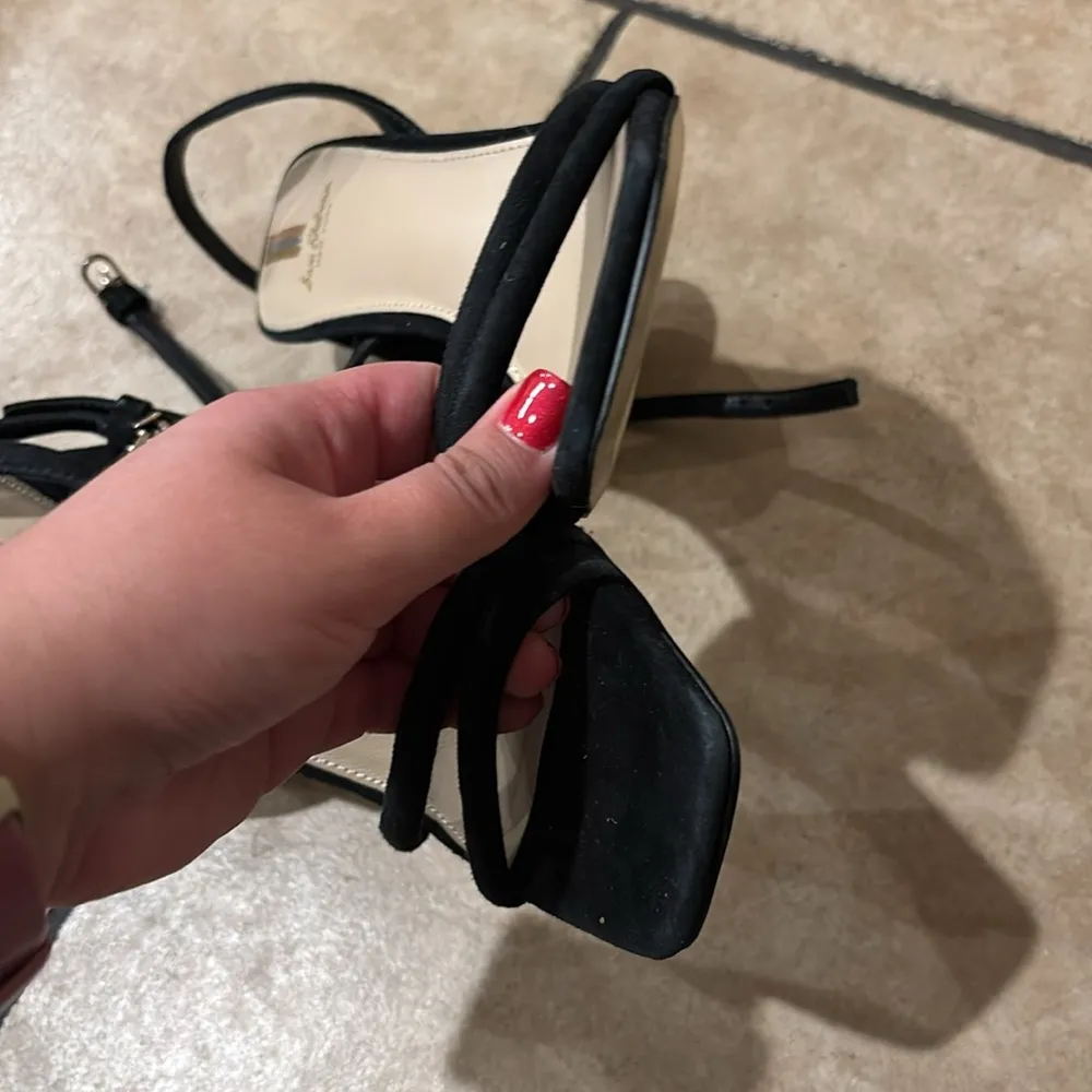 Sam Edelman Black Suede Kia Chunky Heel Sandal - Image 6