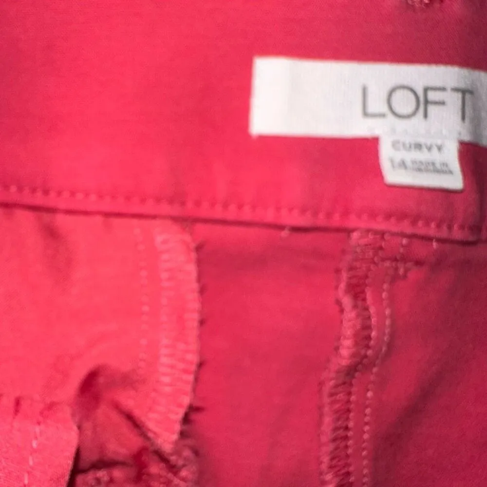 Loft pink business casual Riviera 14 curvy slacks - Image 2