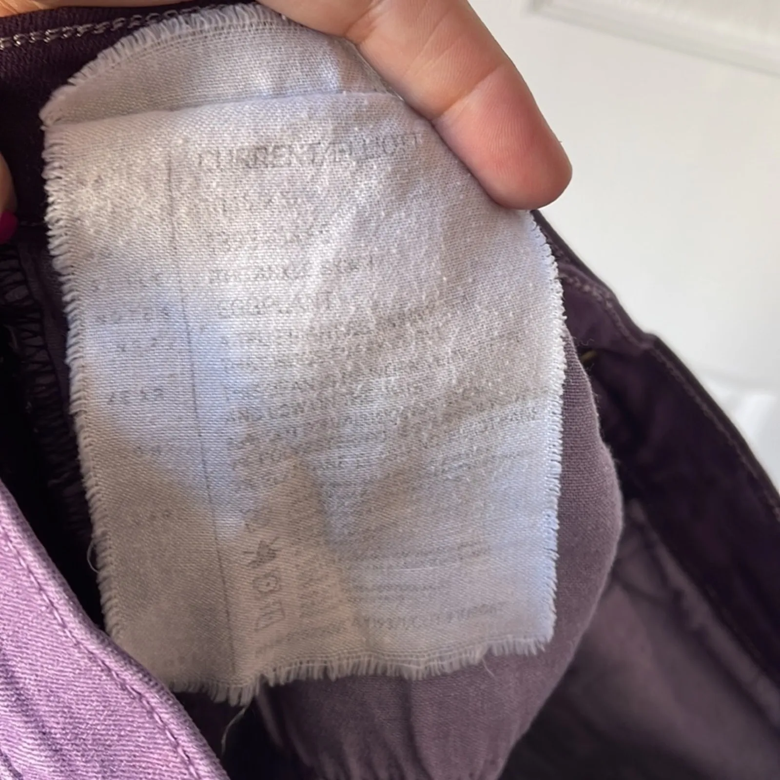 Current/Elliott Ankle Skinny in Eggplant - Image 4