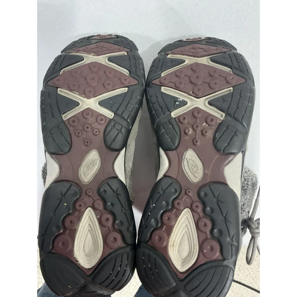 Womans Easy Spirit Explore 24 Elementa 7.5 Gray Suede Zip Up Ankle Boots NWOT - Image 8