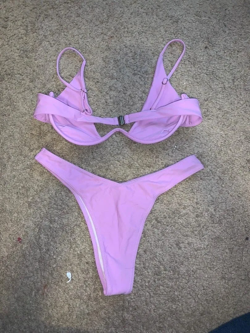 Purple Underwire Bikini Size M - Image 2