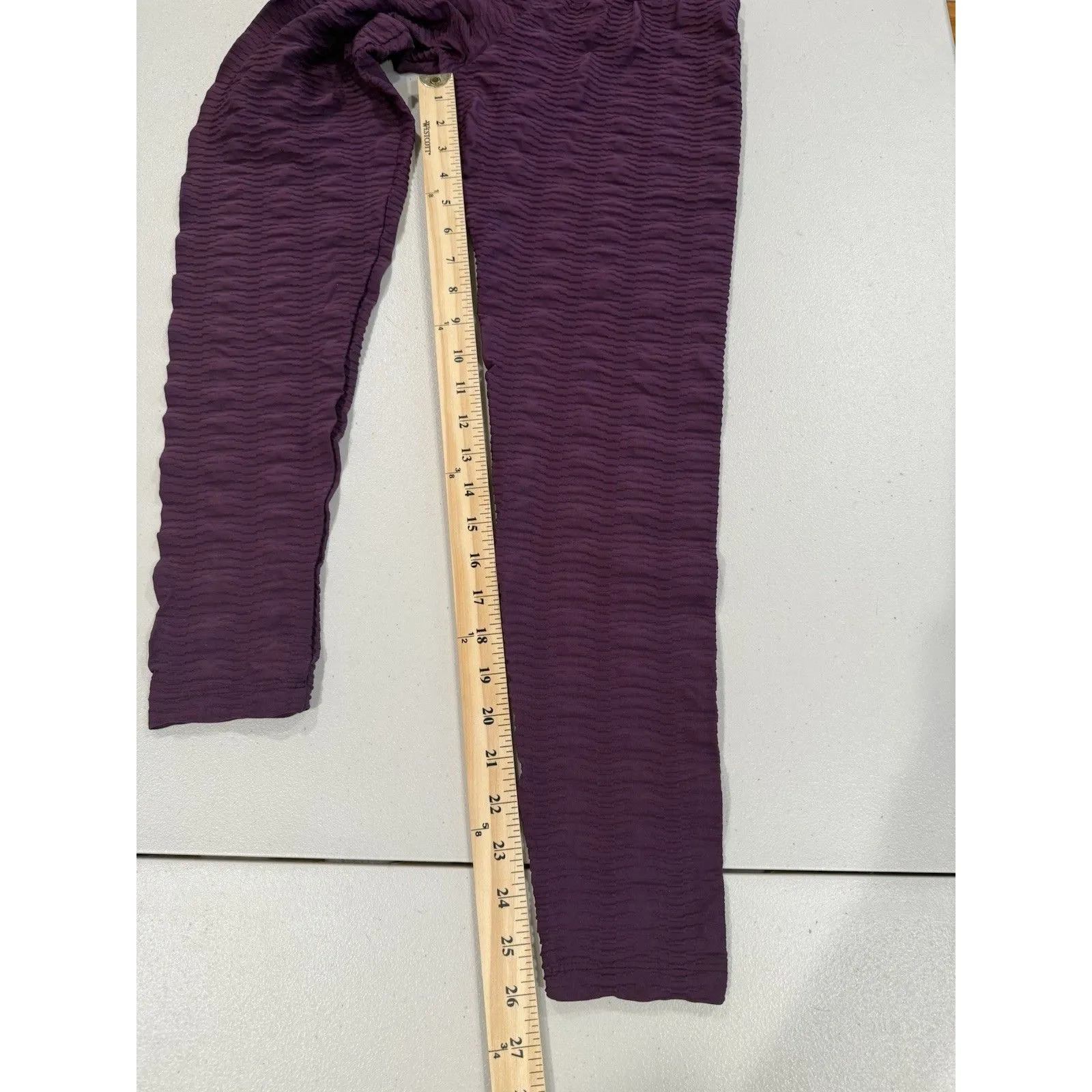 Booty by Brabants Textured Leggings Womens One Size Fits Most Athletic Gym Yoga - Image 5