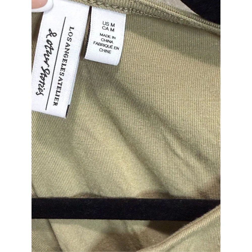 & Other stories asymmetric long sleeve top Medium - Image 7