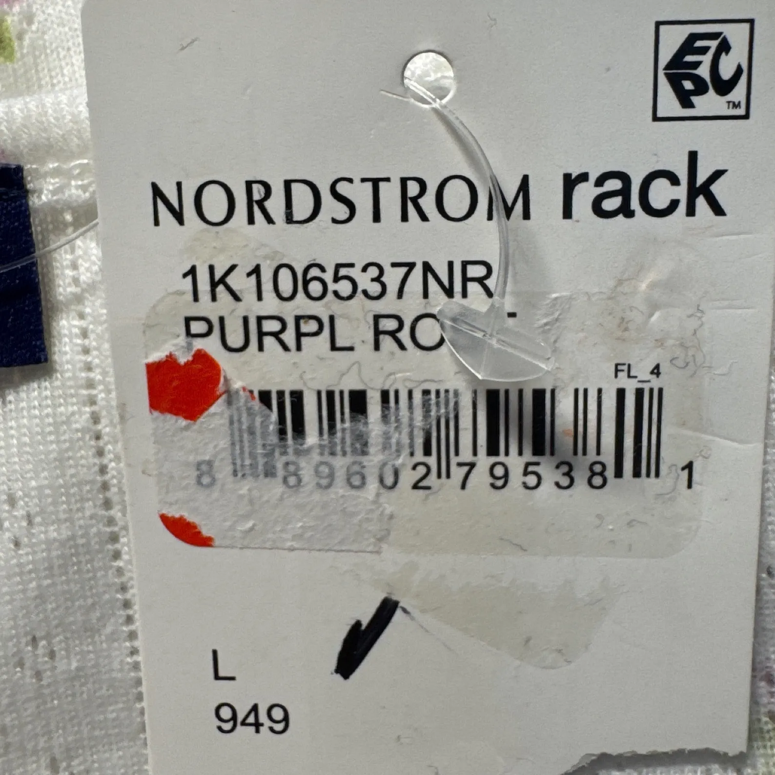 Freshman 1996 Floral Print Corset Tank Top Ribbed Knit White Cute Cottagecore L Size L - Image 7