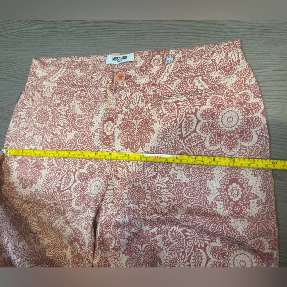 MOSCHINO JEANS Donna Boho Floral Vintage Y2K High‎ Rise Cropped Bootcut Jean - Image 12