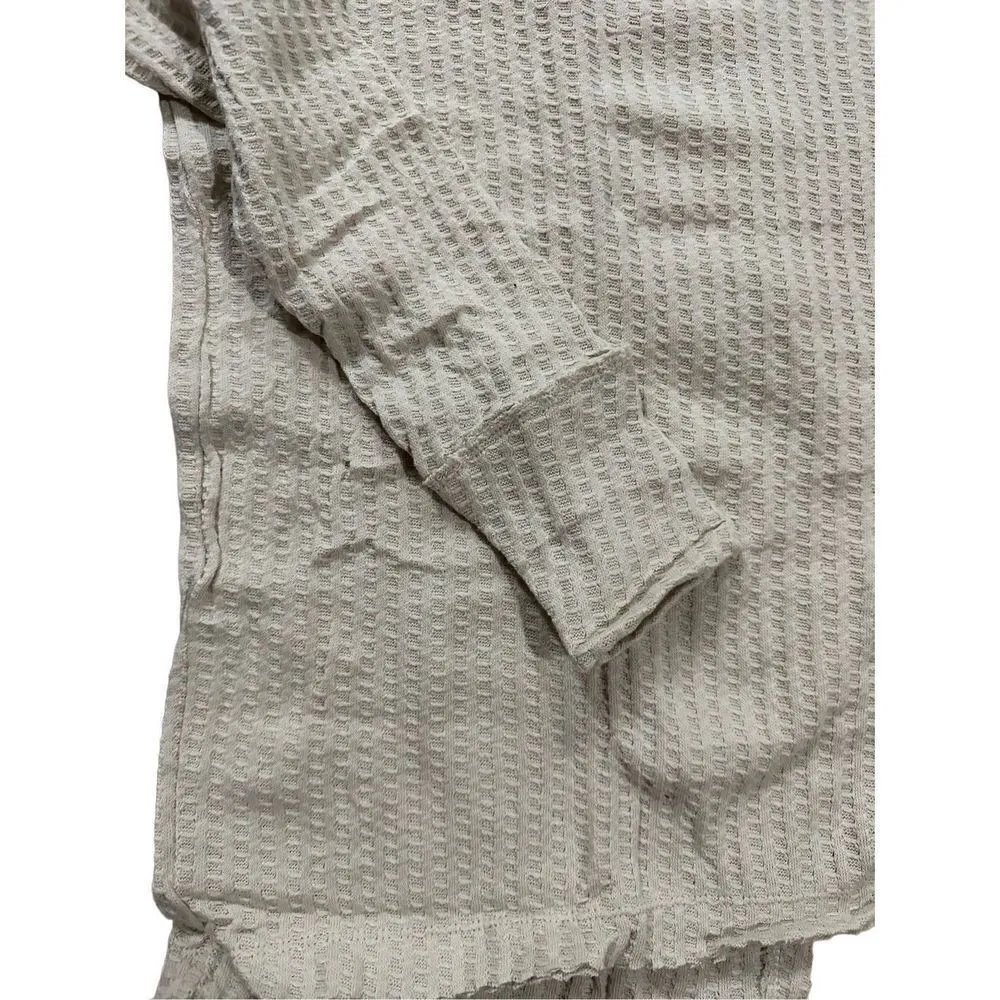 NWT Free People Juicy Long Sleeve Waffle Knit Top Size XS in Stone Cold - Image 8